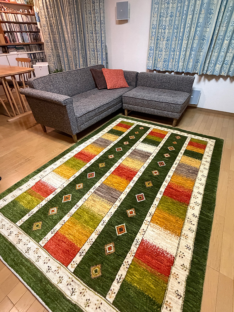 グラデーションスリーブ各国家 Neverland Multi Color Rectangular Cotton Braided Rugs Reversible